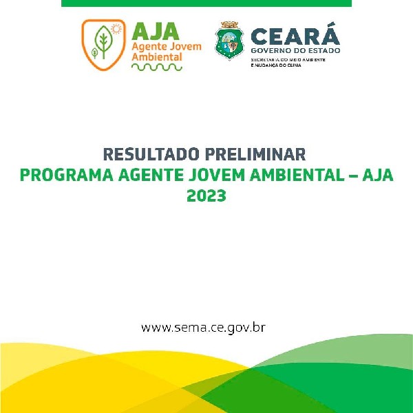 RESULTADO PRELIMINAR PROGRAMA AGENTE JOVEM AMBIENTAL-AJA 2023