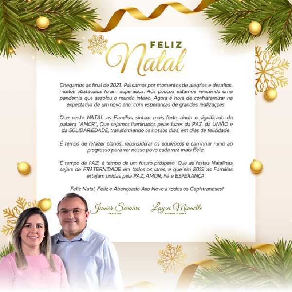 Feliz Natal e Ano Novo*  Grupo de Oração Universitário UniFIEO